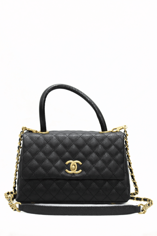 CHANEL Borsa caviar nera