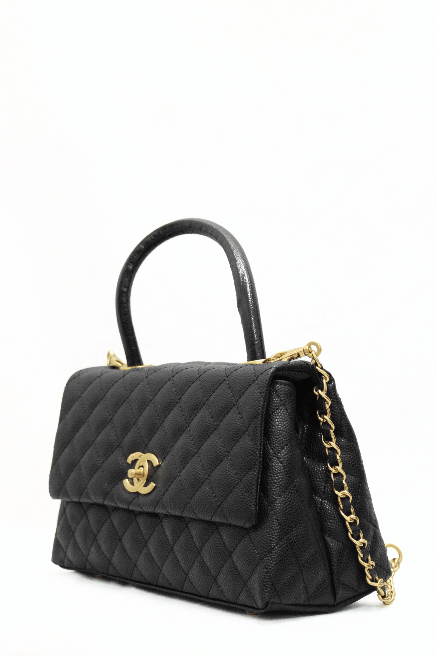 CHANEL Borsa caviar nera