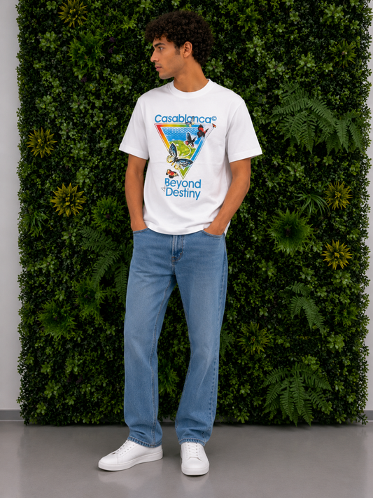 CASABLANCA T-Shirt Destiny Graphic
