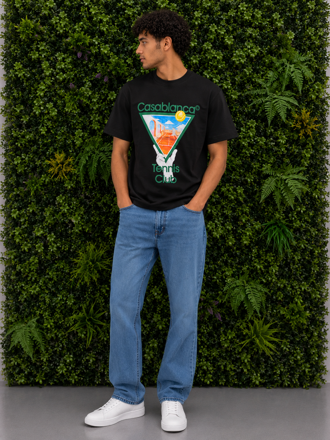 CASABLANCA T-Shirt Tennis Club Graphic
