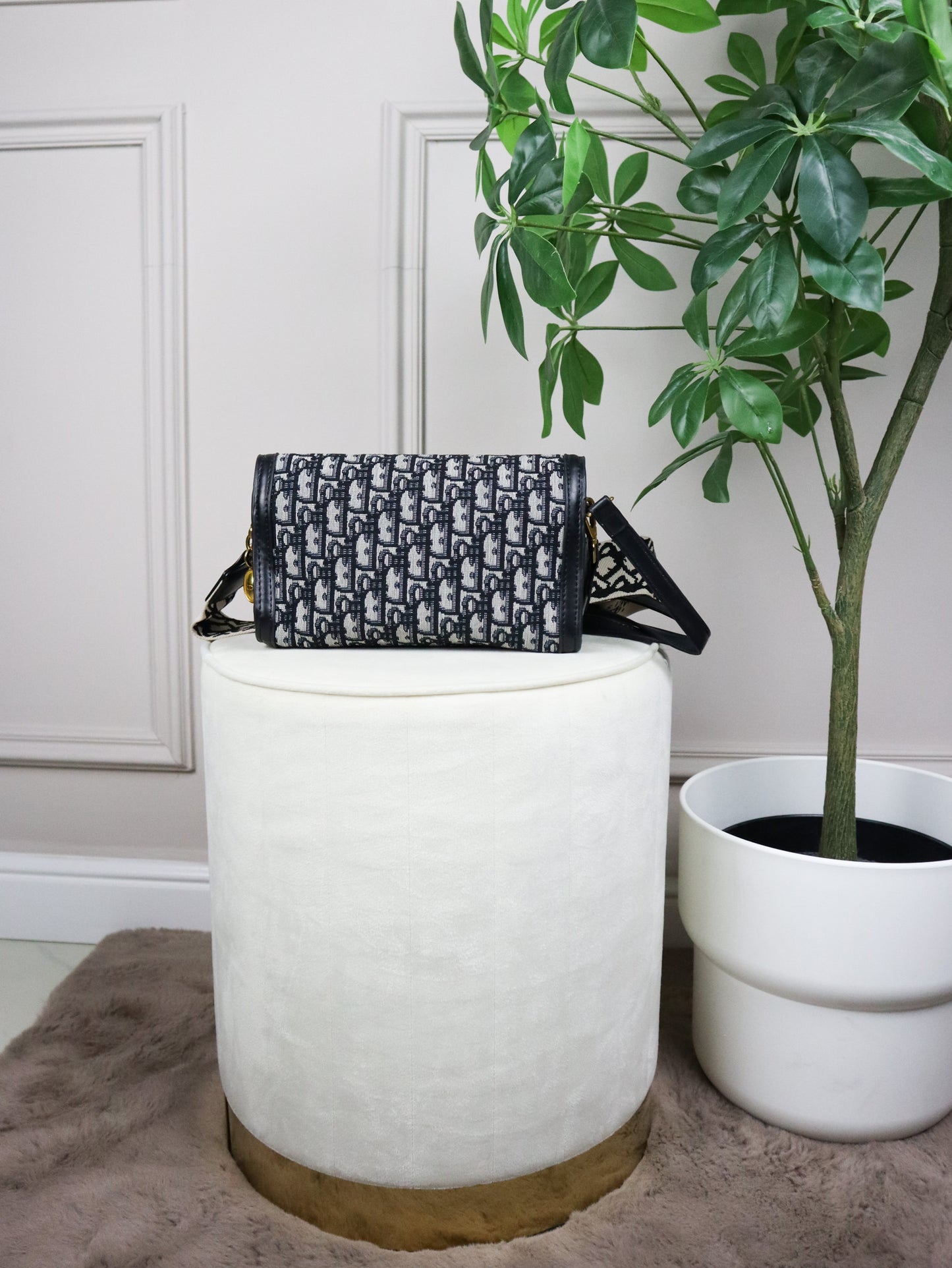 DIOR Borsa a spalla blu