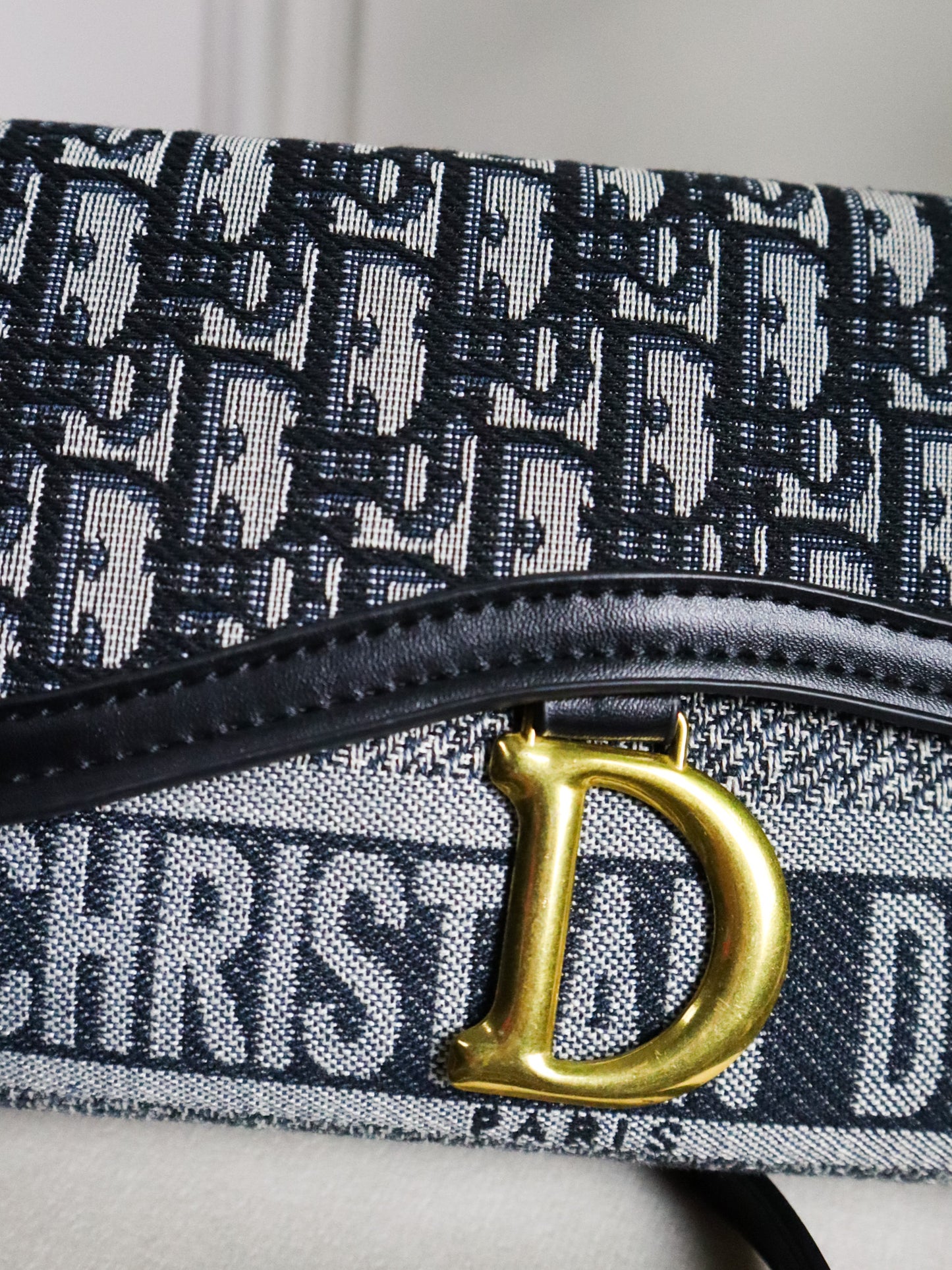 DIOR Borsa a spalla blu