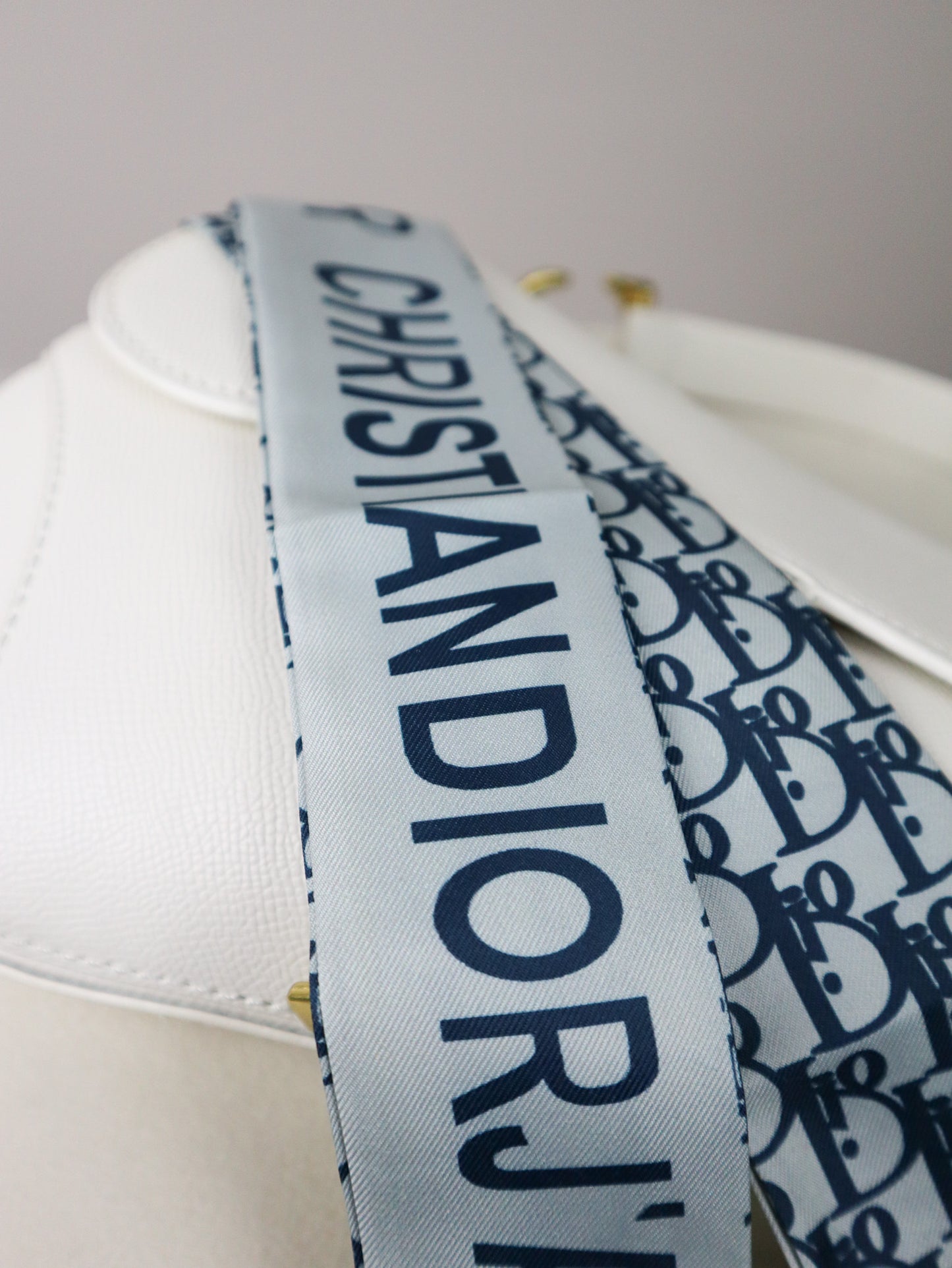 DIOR Borsa a tracolla Saddle bianca