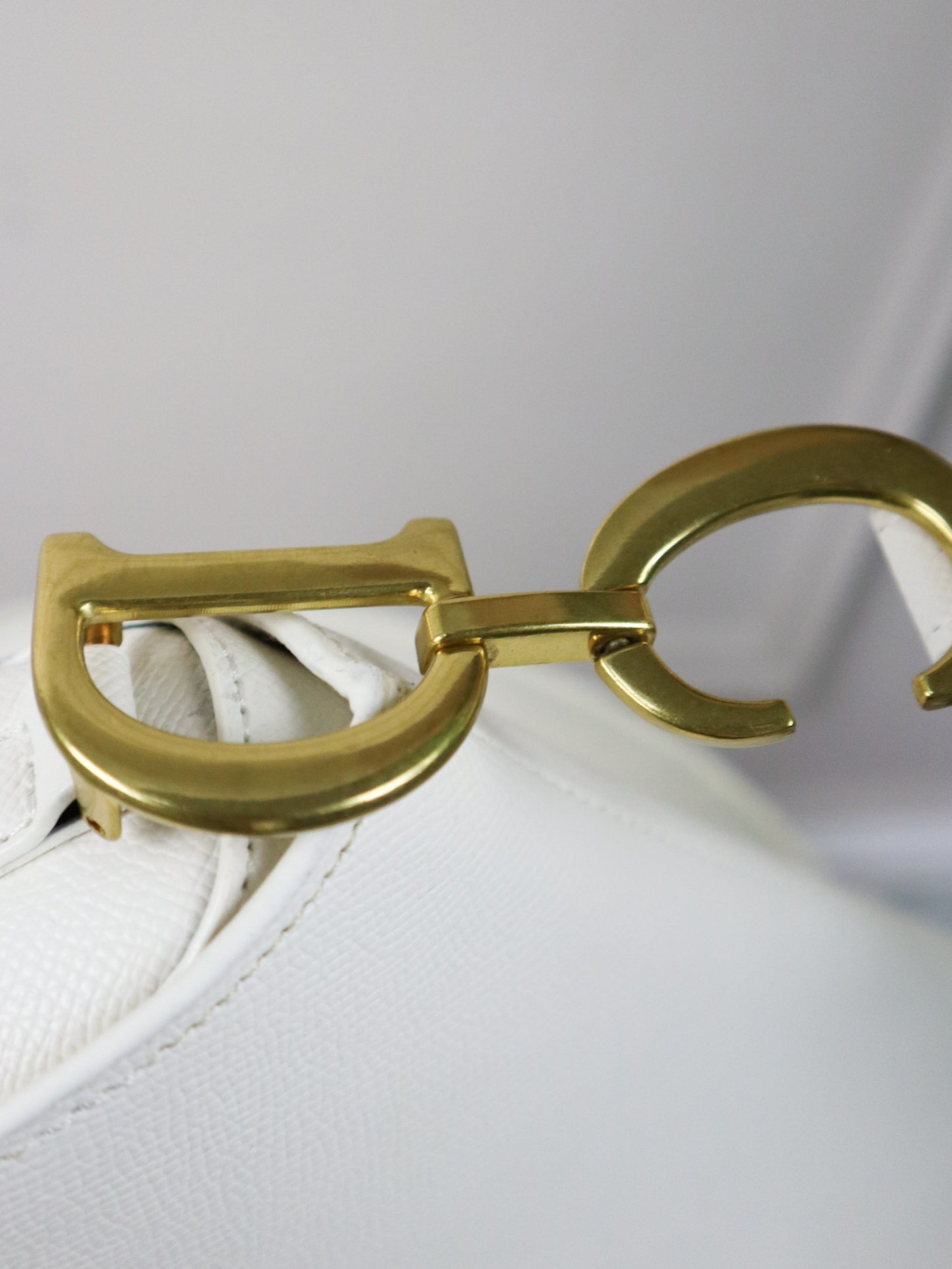 DIOR Borsa a tracolla Saddle bianca