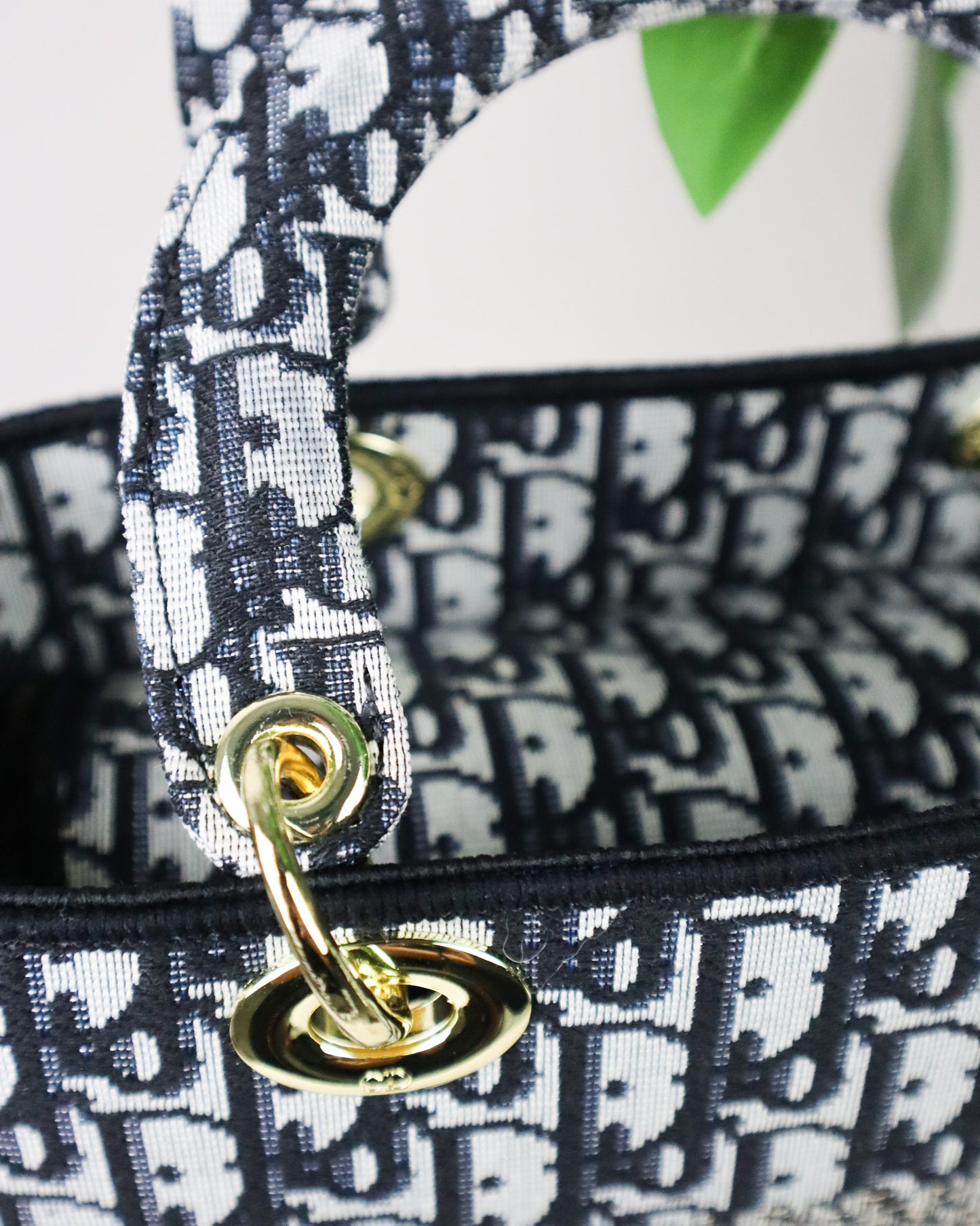 DIOR Borsa media Lady D-Lite Ricamo Plan de Paris nera