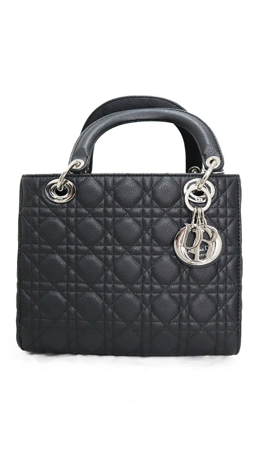 DIOR Borsa media Lady Dior nera