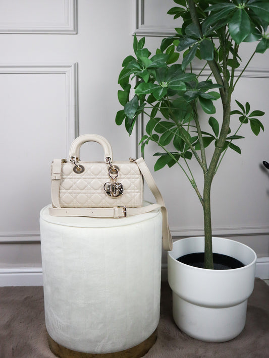 DIOR Borsa piccola Lady D-Joy beige