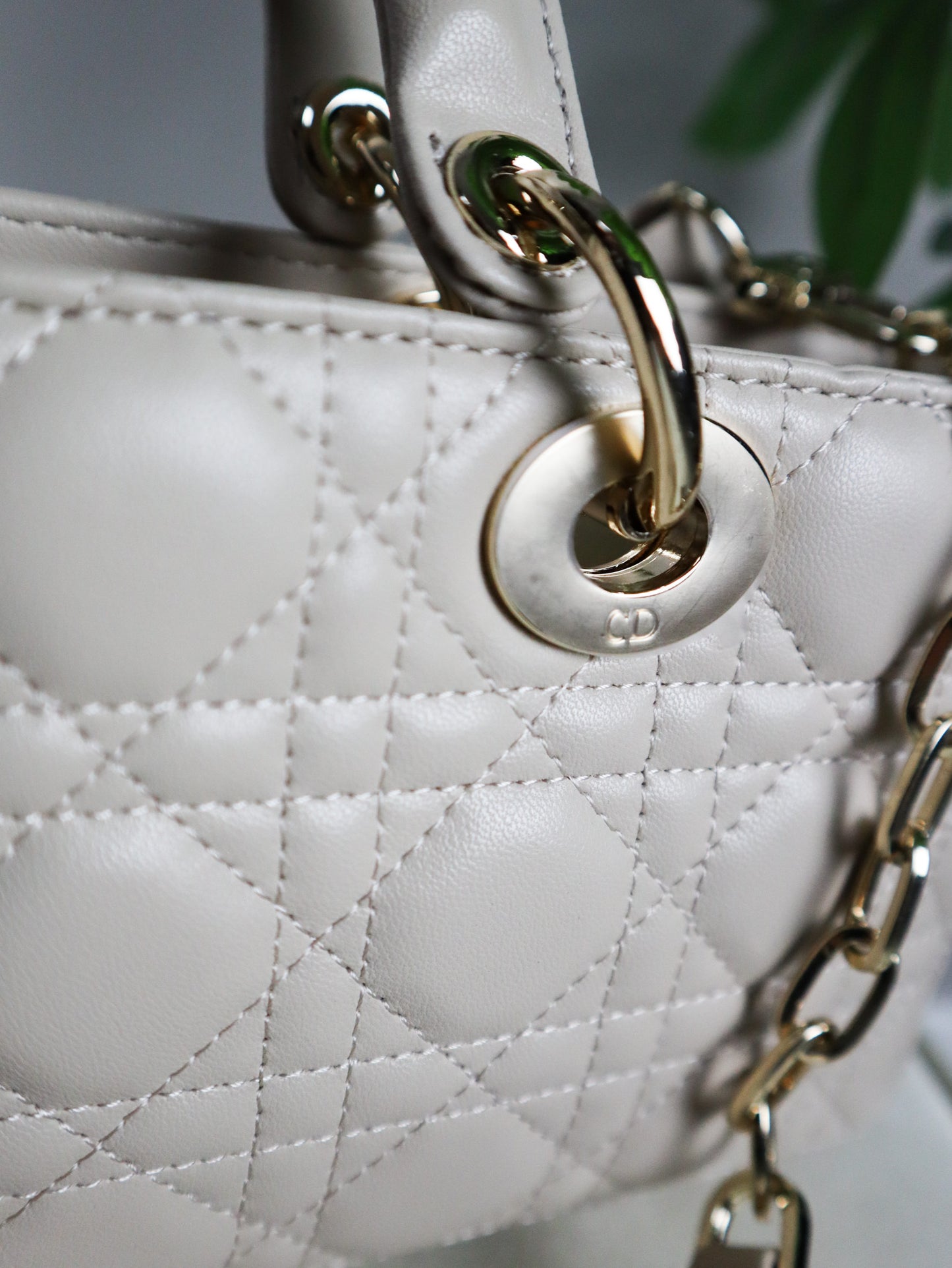 DIOR Borsa piccola Lady D-Joy beige