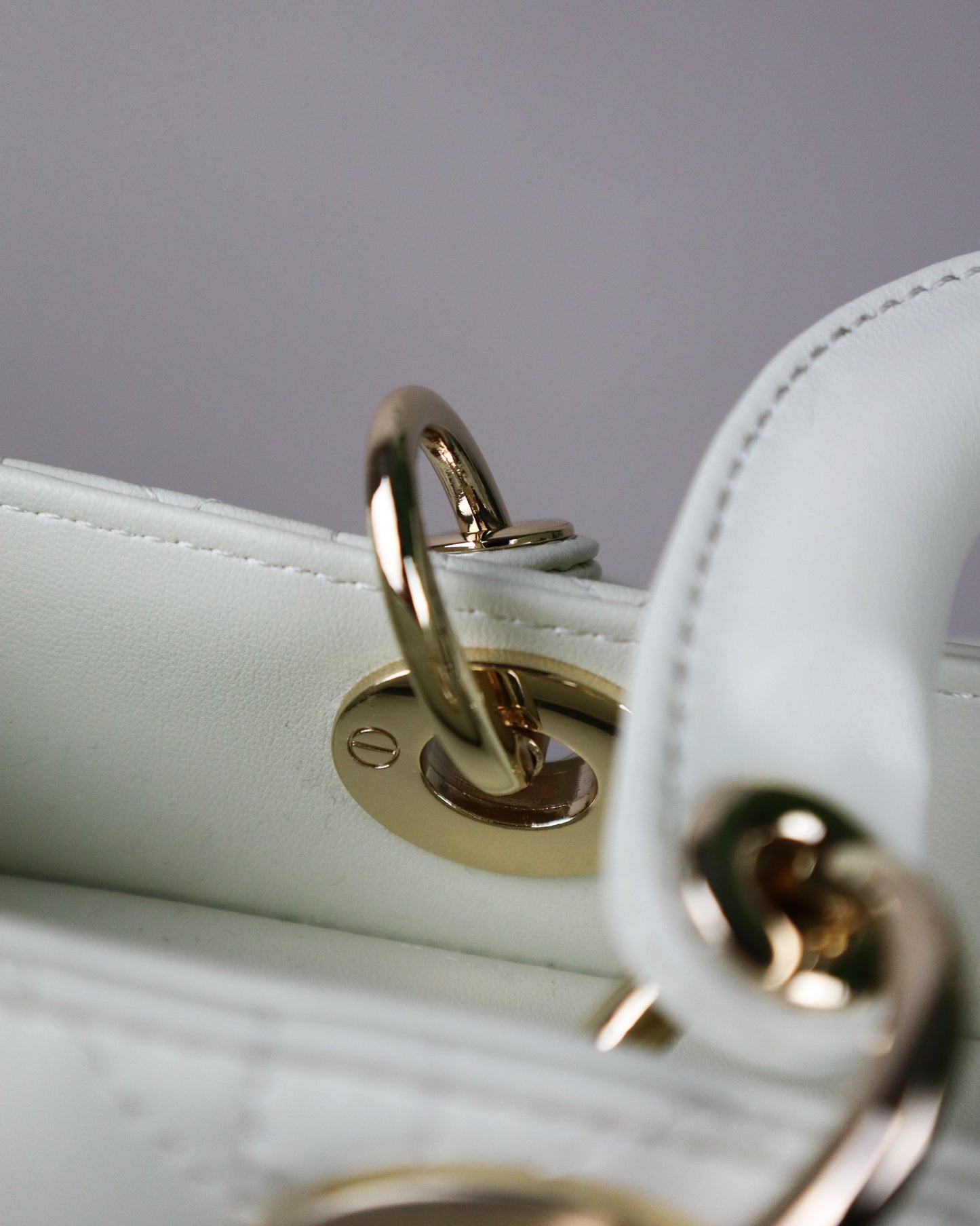 DIOR Borsa piccola Lady D-Joy bianca