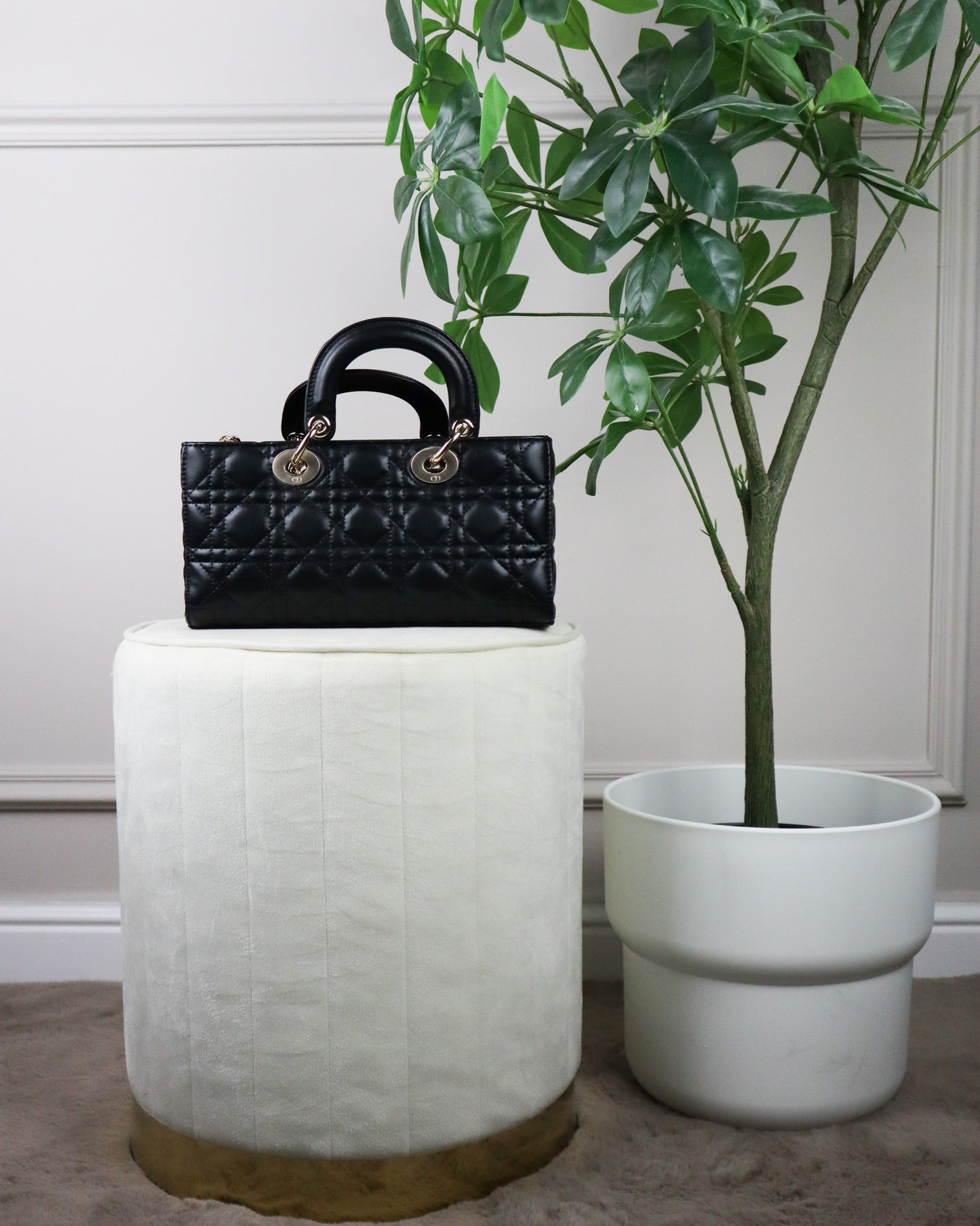 DIOR Borsa piccola Lady D-Joy nera