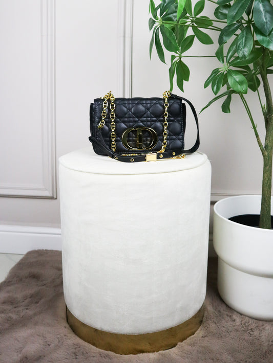 DIOR Borsa piccola Top Handle nera