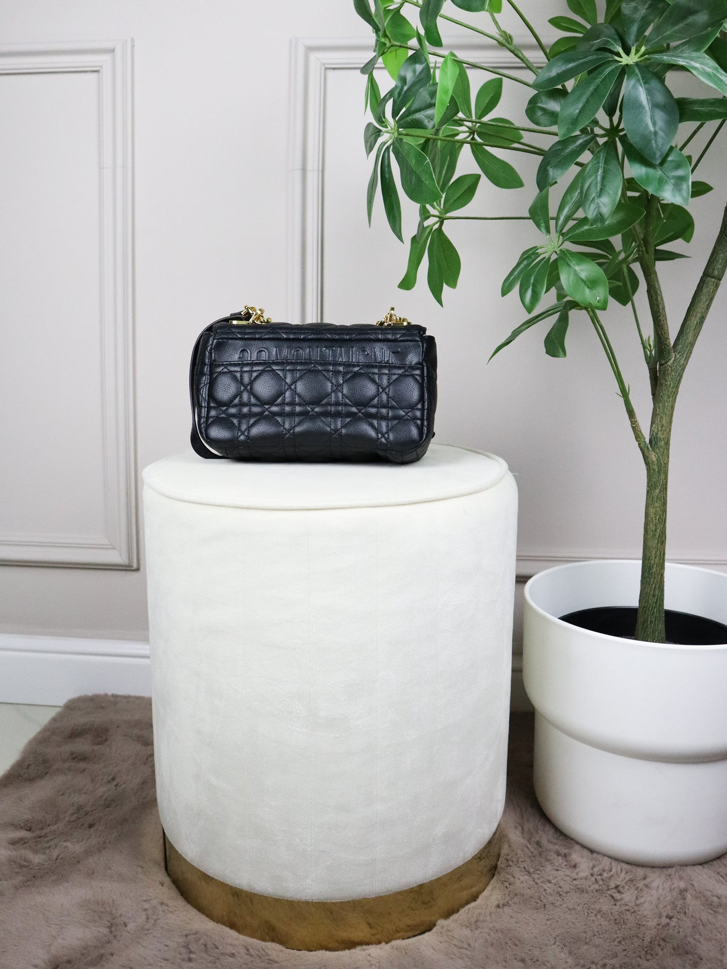 DIOR Borsa piccola Top Handle nera
