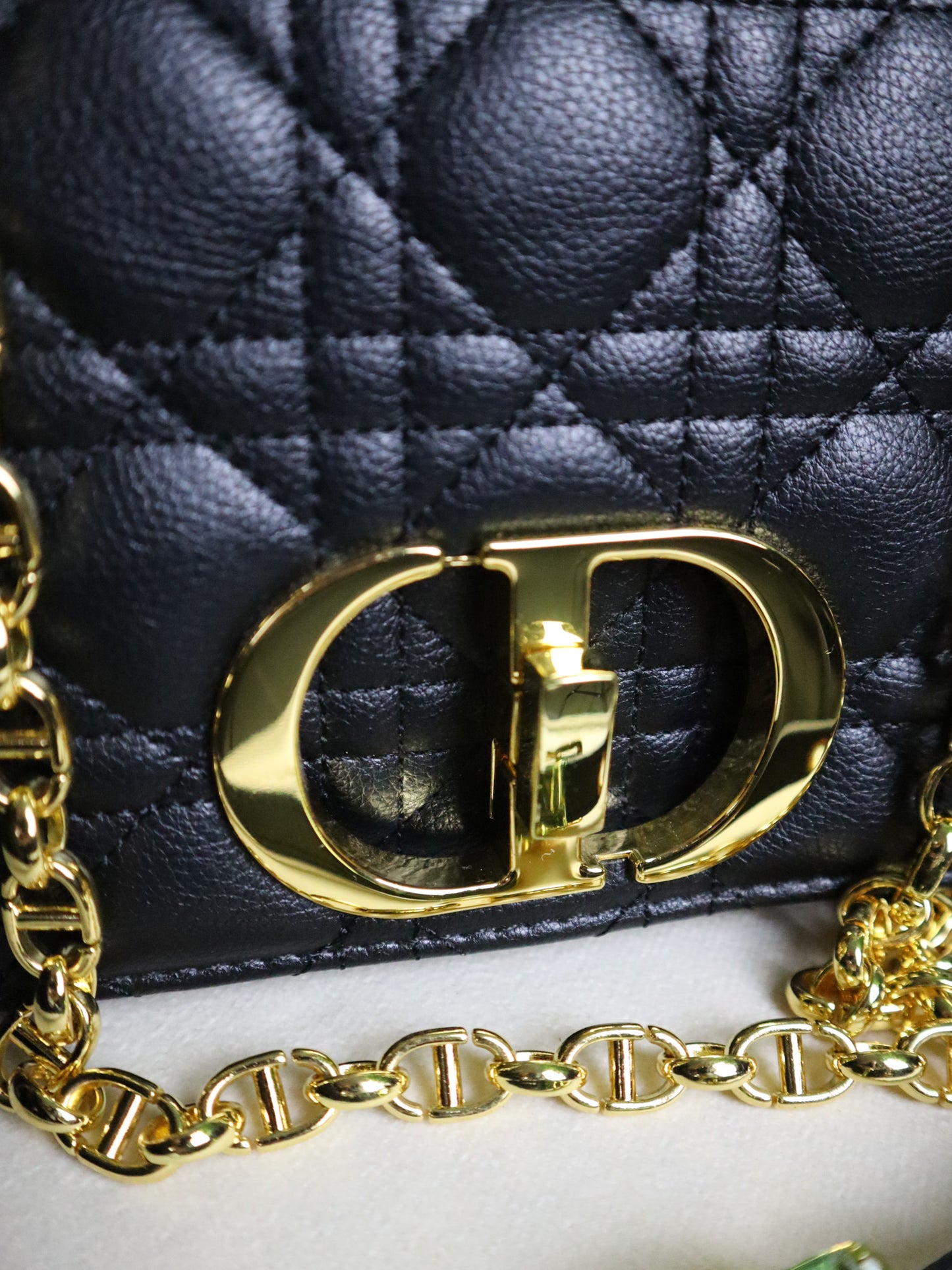 DIOR Borsa piccola Top Handle nera