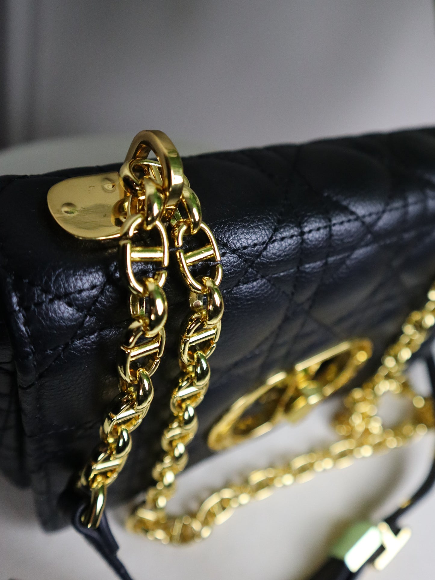 DIOR Borsa piccola Top Handle nera