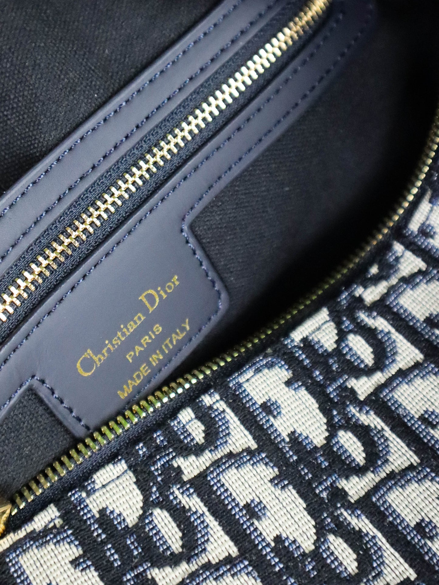 DIOR Jacquard Oblique blu