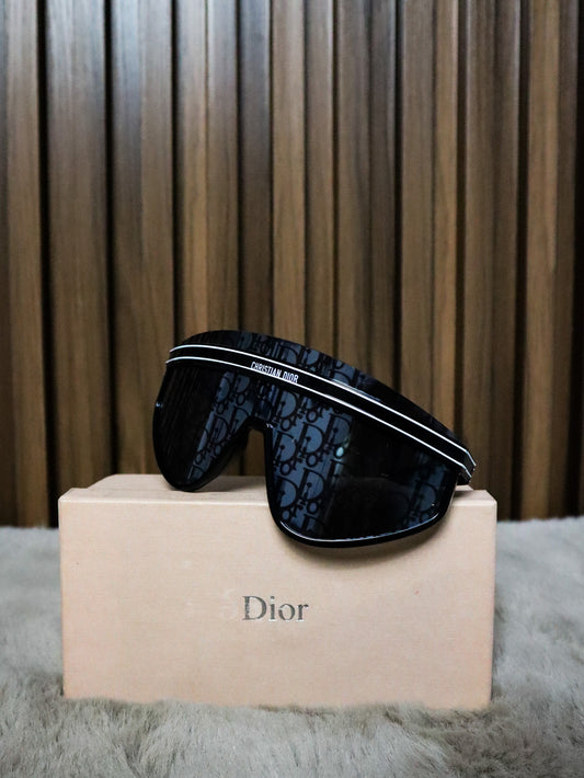 DIOR Occhiali sole mascherina neri