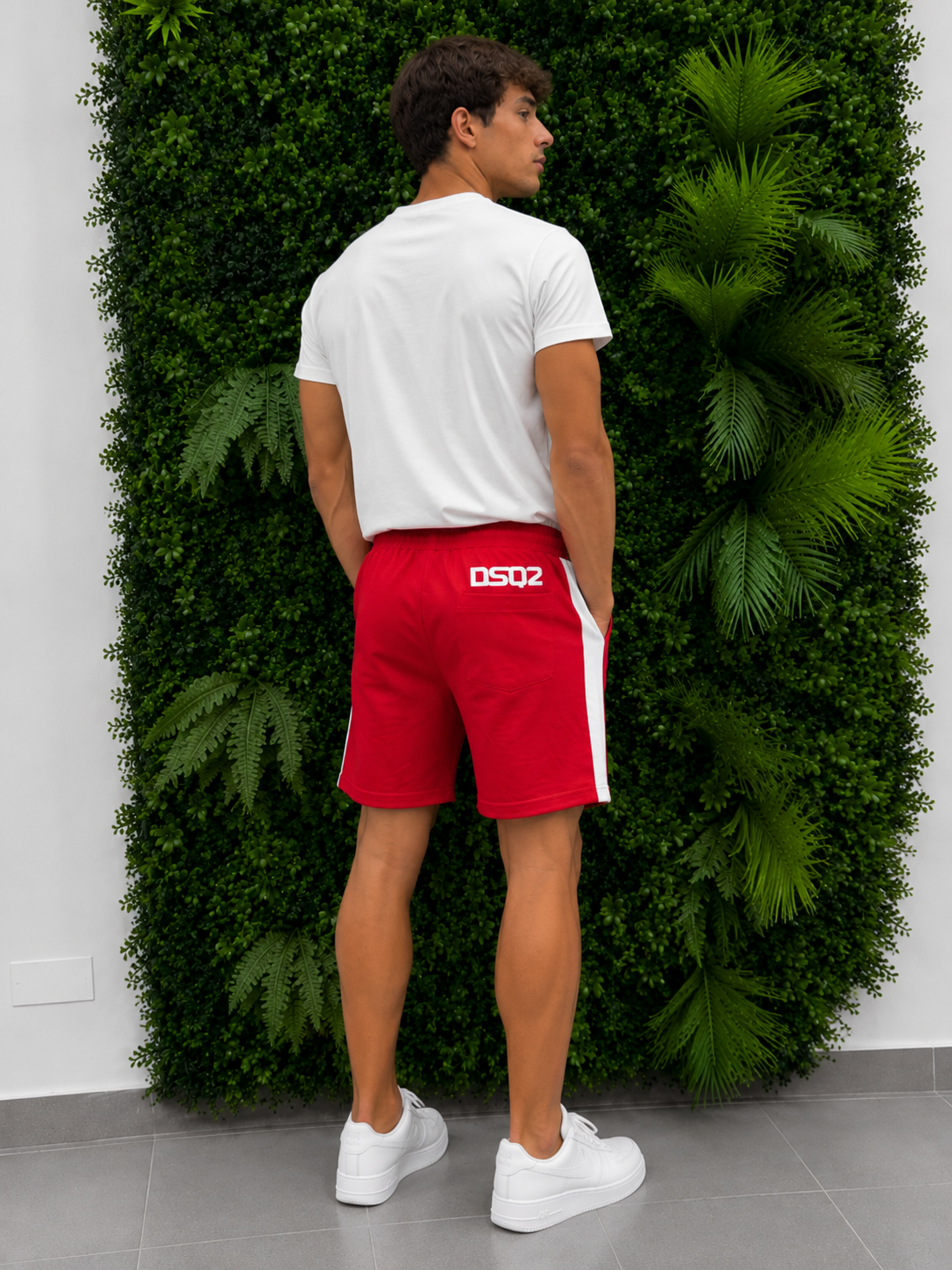 DSQUARED2 Shorts Sweat rosso