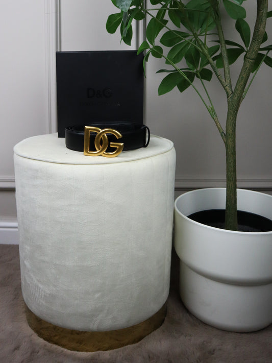 D&G Cintura fibbia oro