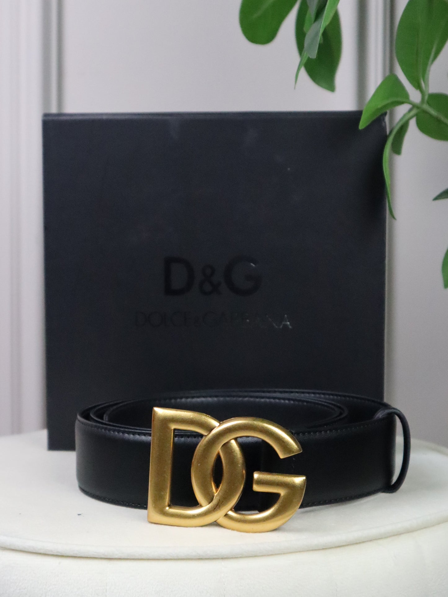 D&G Cintura fibbia oro