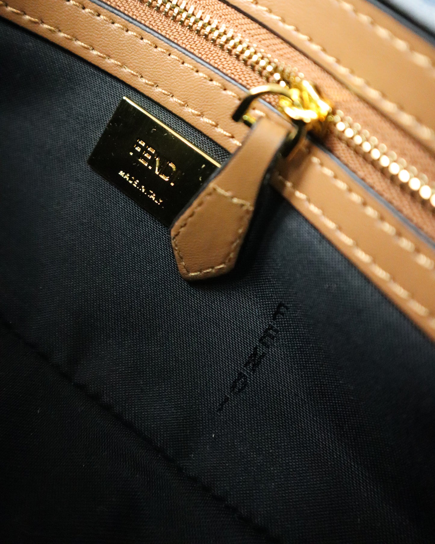 FENDI Baguette blu e marrone