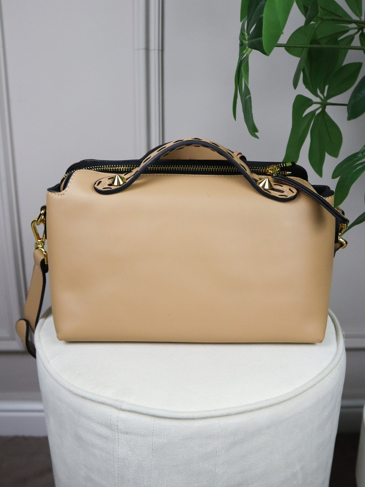 FENDI Borsa Bytheway Boston beige