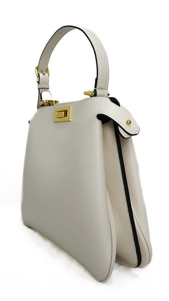 FENDI Borsa Peekaboo bianca