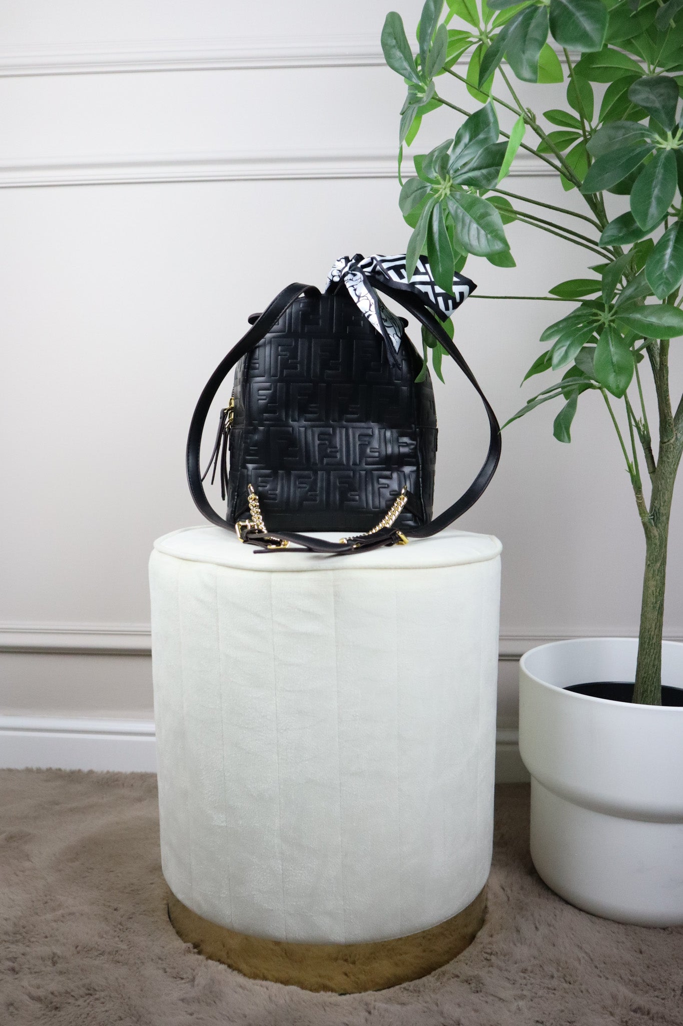 FENDI Zaino FF Small Nero