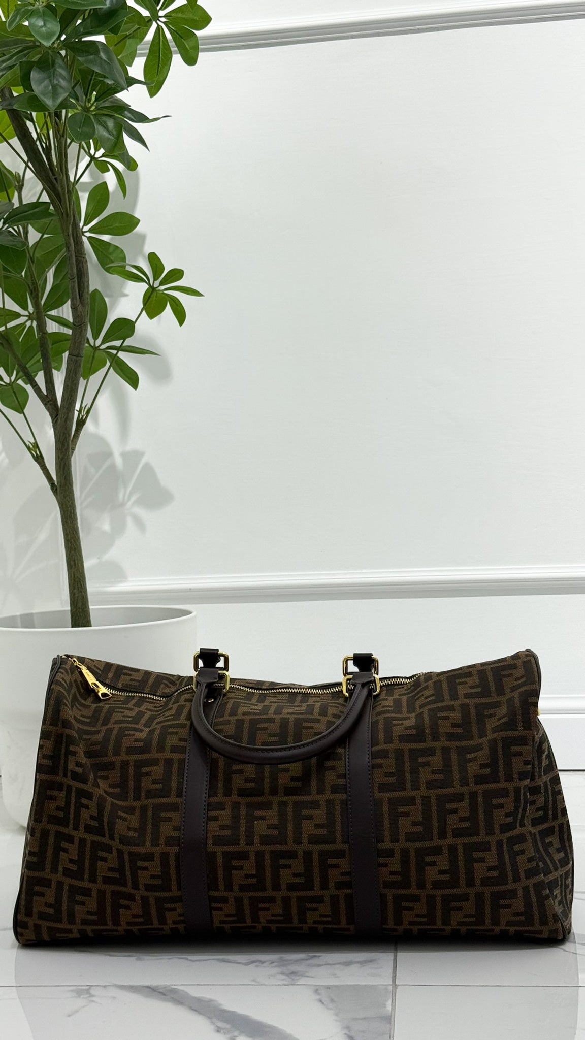 FENDI Large Duffle marrone