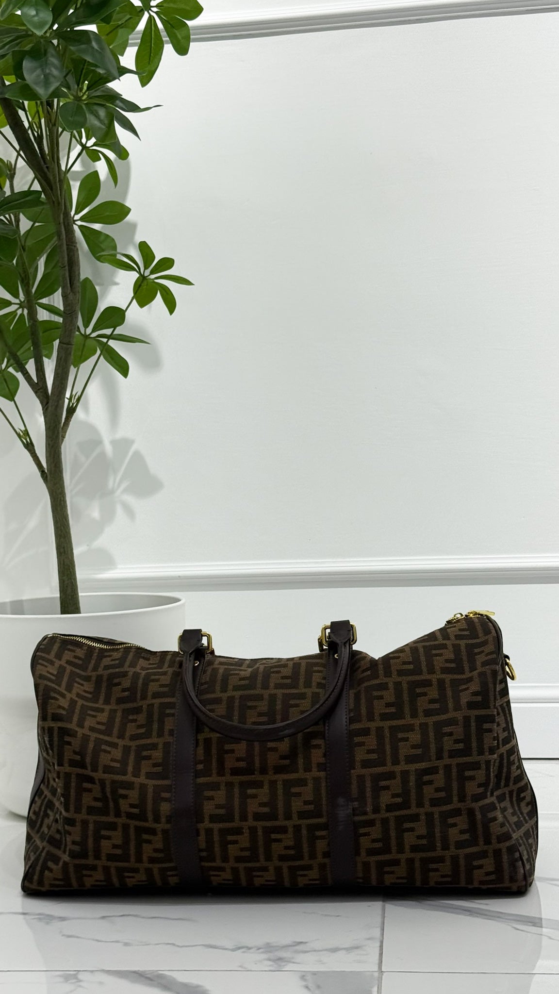 FENDI Large Duffle marrone