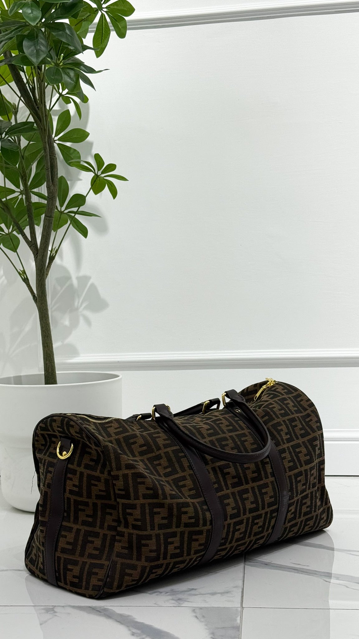 FENDI Large Duffle marrone