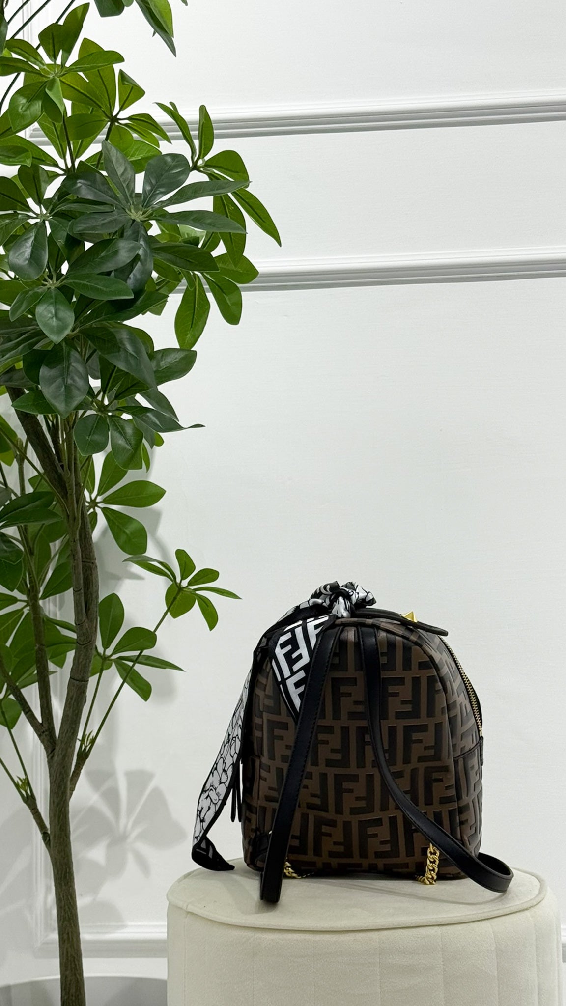 FENDI Zaino marrone Mini Zucca