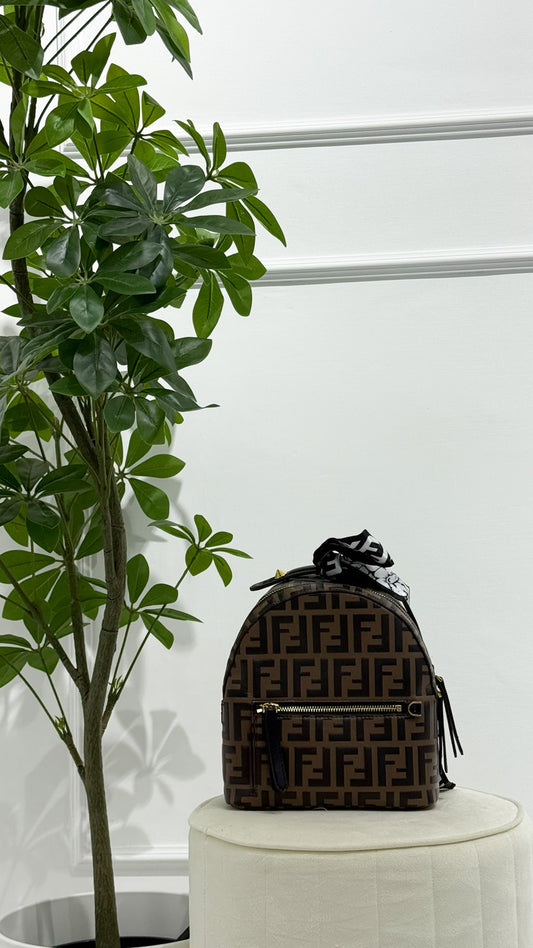 FENDI Zaino marrone Mini Zucca