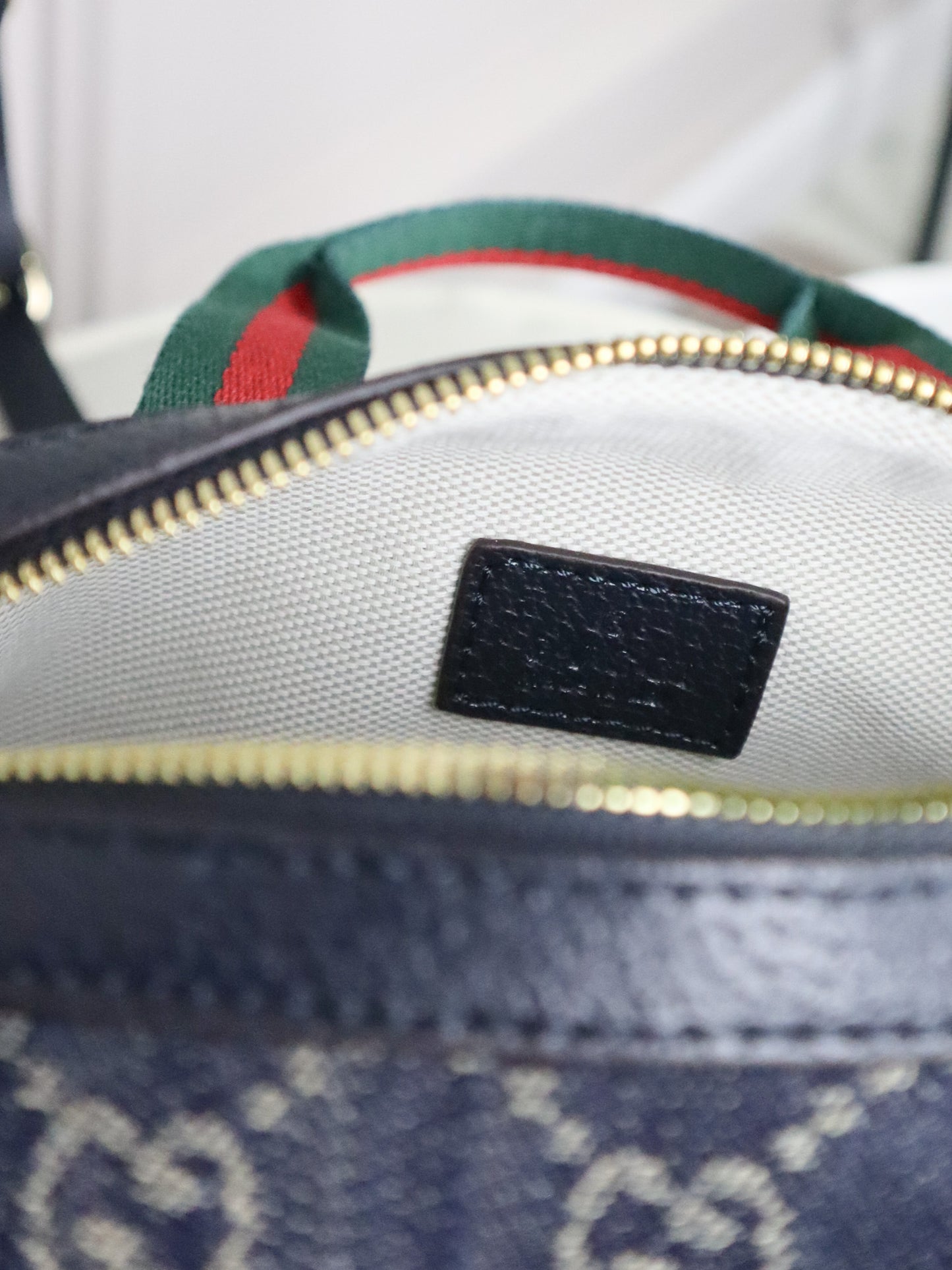 GUCCI Borsa Mini GG blu