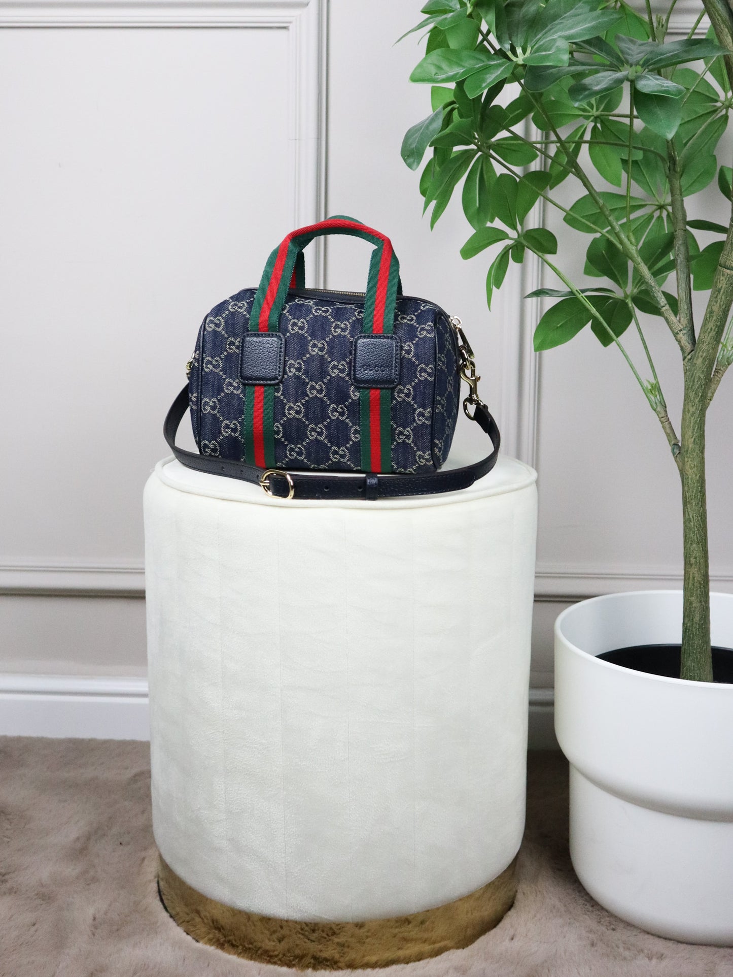 GUCCI Borsa Mini GG blu