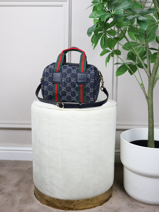 GUCCI Borsa Mini GG blu