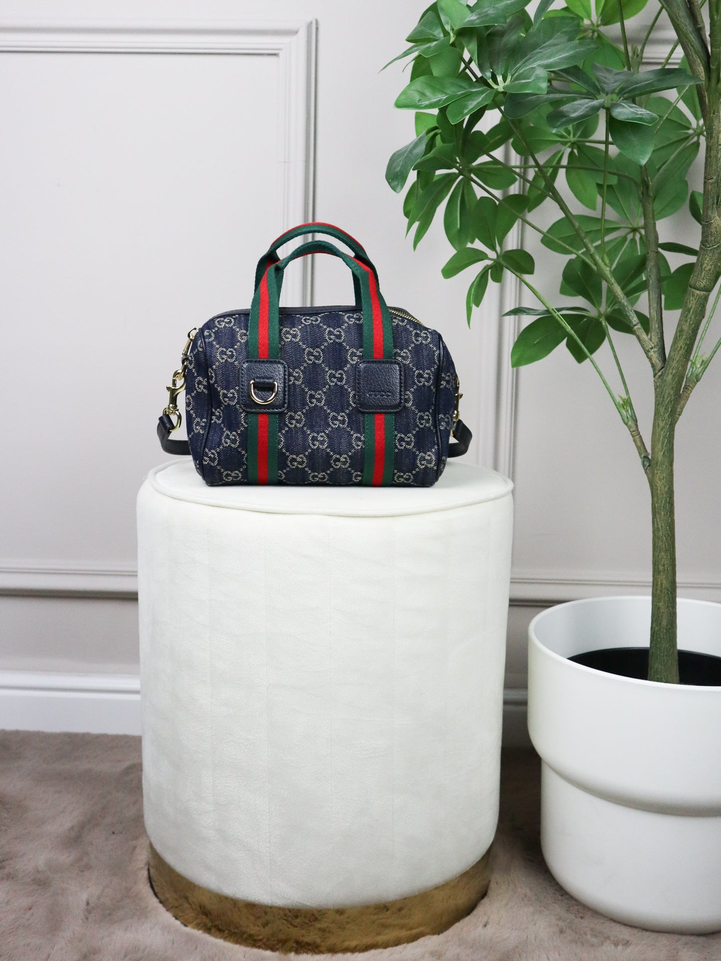 GUCCI Borsa Mini GG blu