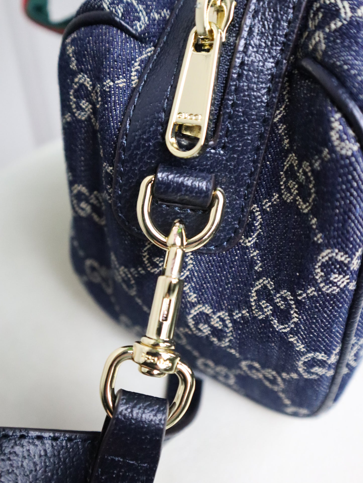 GUCCI Borsa Mini GG blu