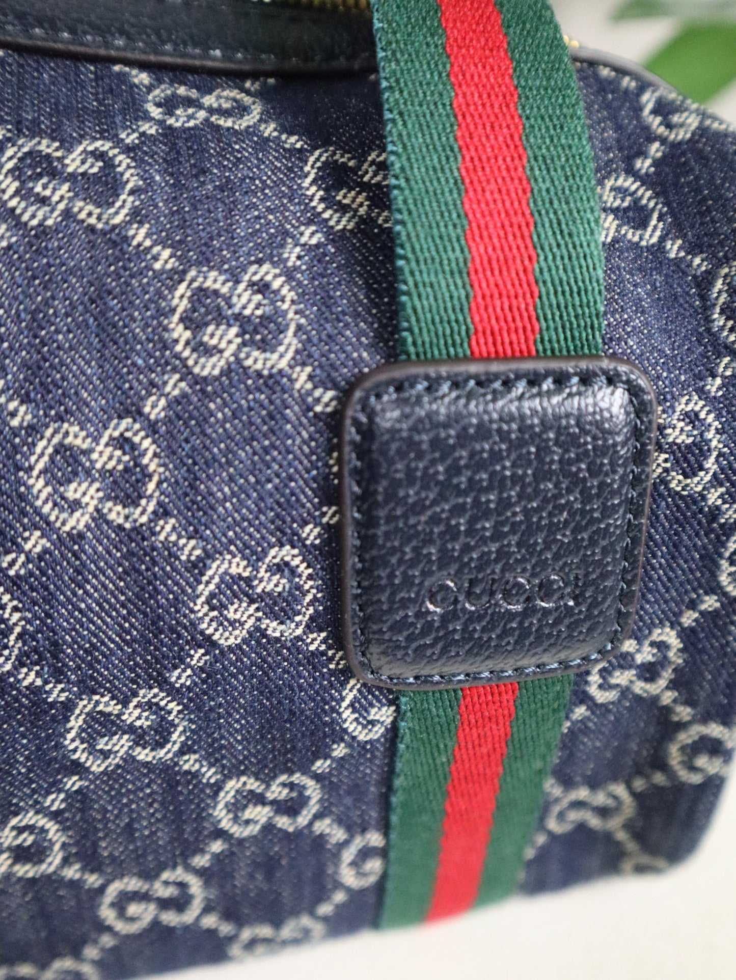 GUCCI Borsa Mini GG blu
