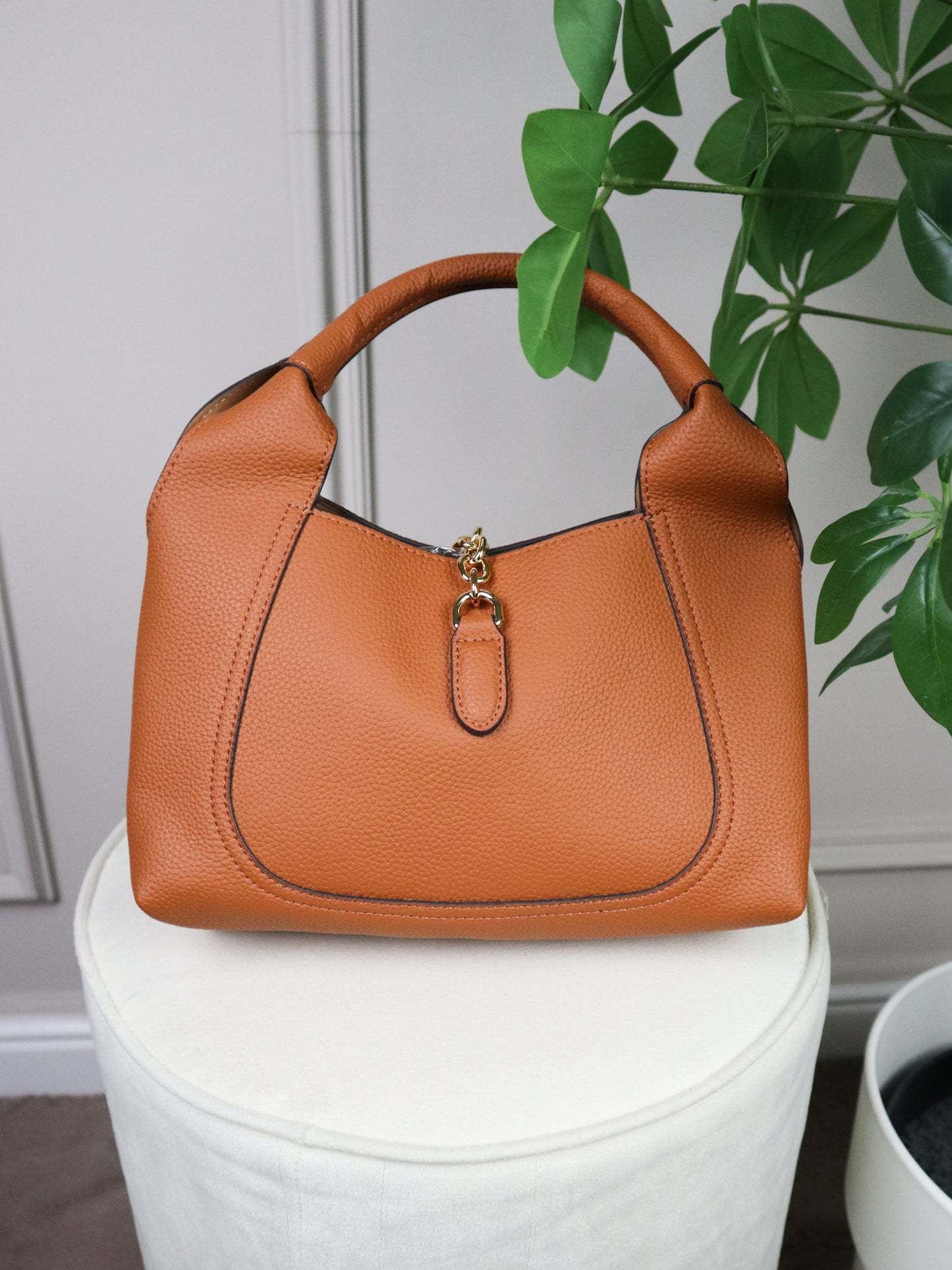 GUCCI Borsa a spalla Softbit misura maxi marrone
