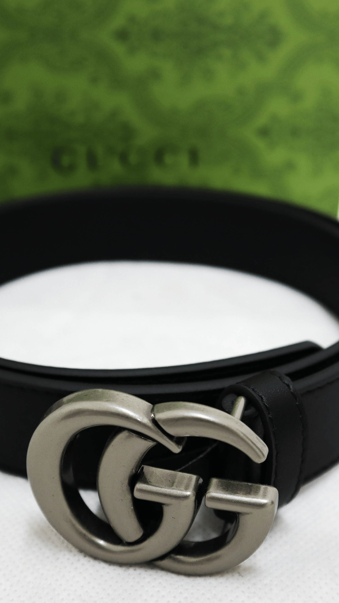 GUCCI Cintura GG nera