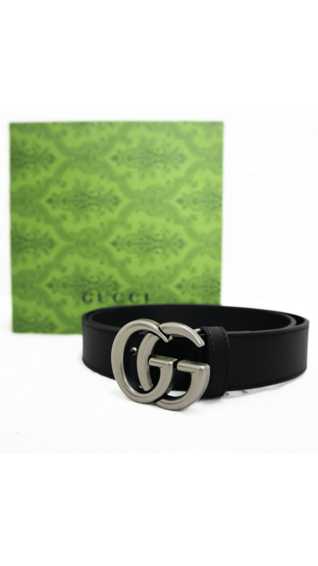 GUCCI Cintura GG nera