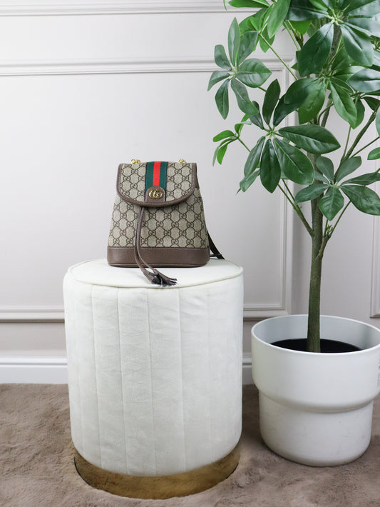 GUCCI Mini zaino Ophidia in tessuto GG supreme