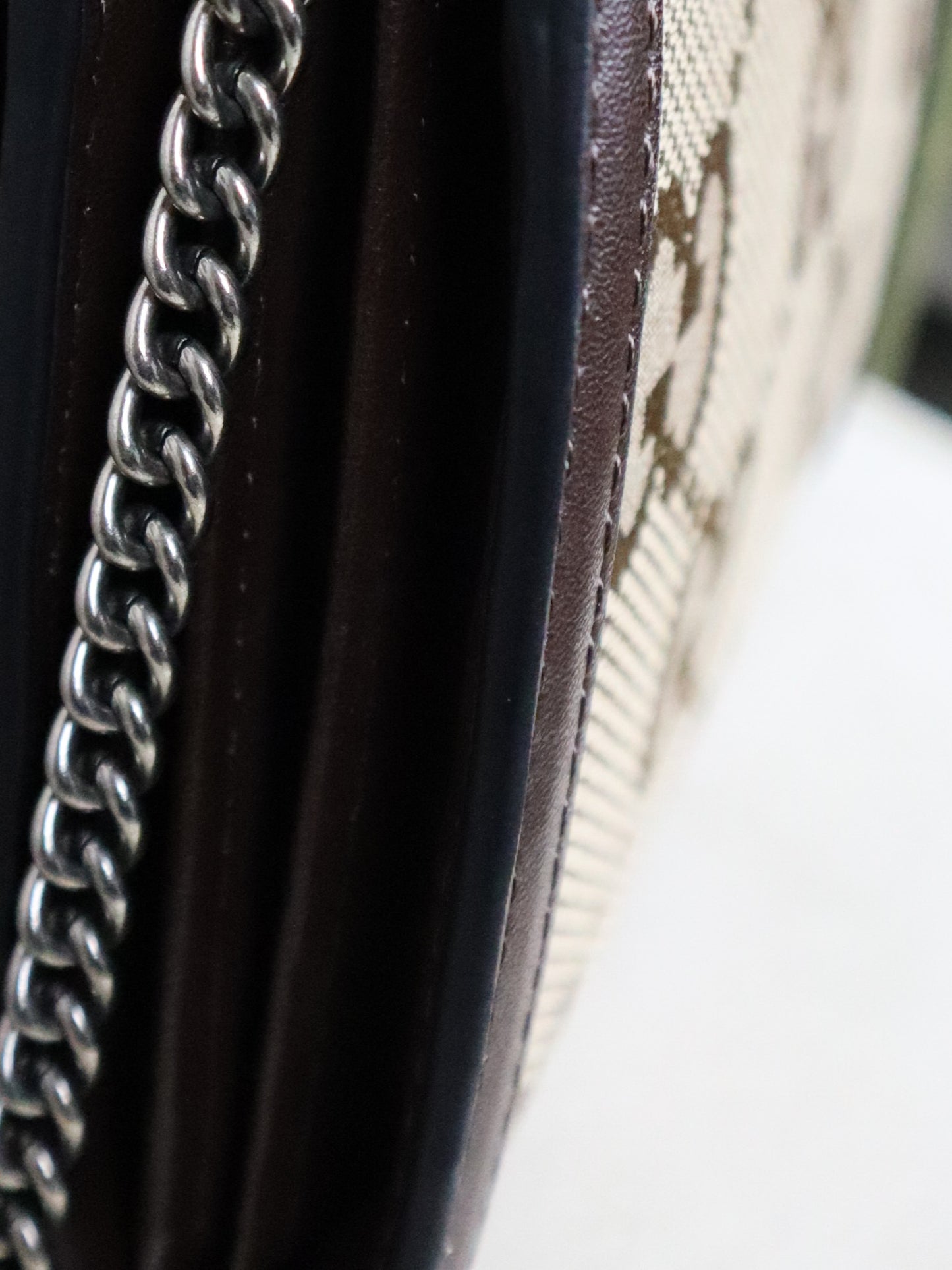 GUCCI Sac mini Dionysus cuir et toile GG marrone