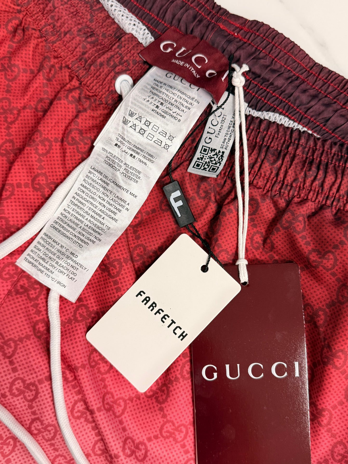 GUCCI Costume Gradient rosso
