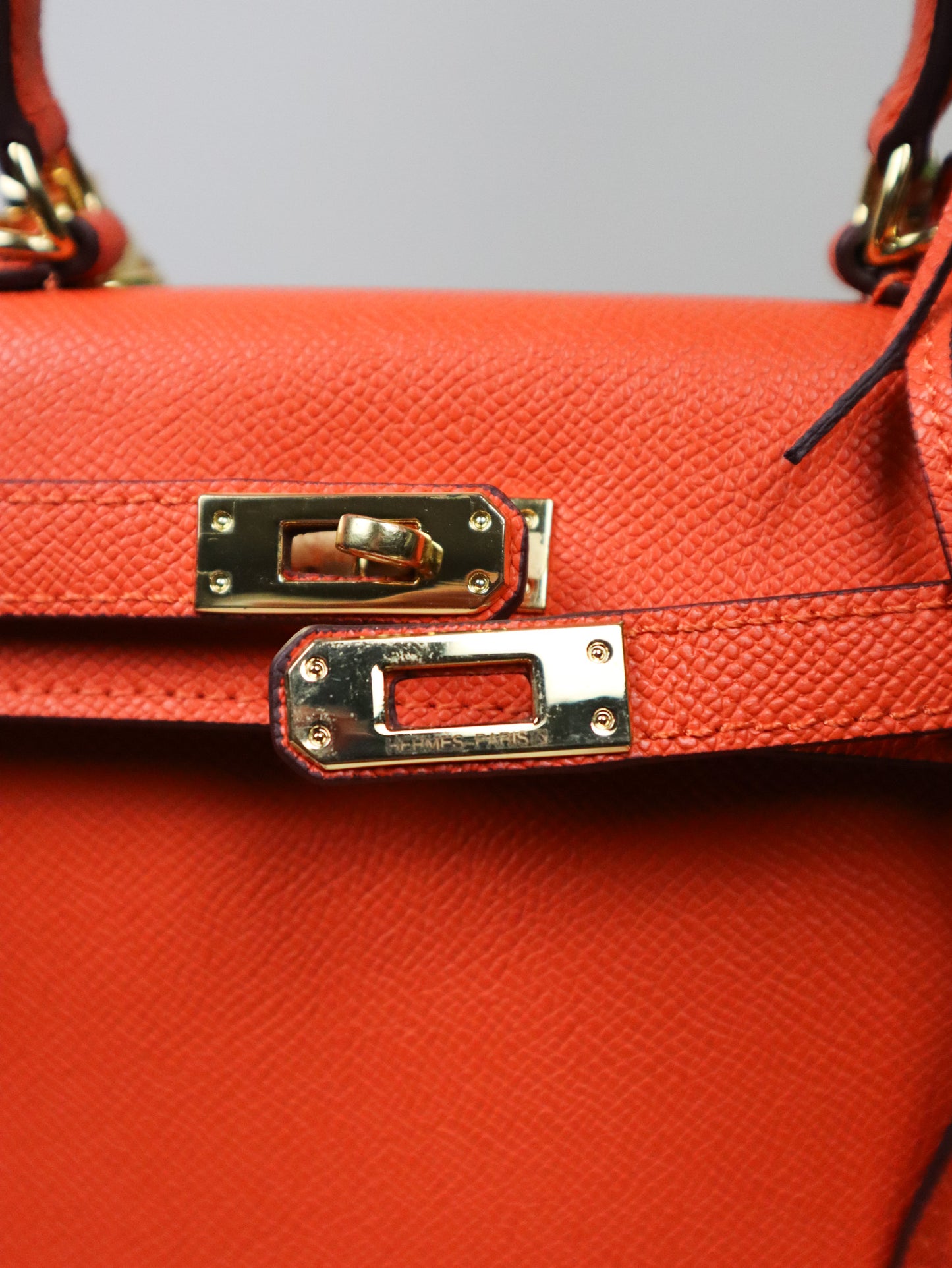 HERMES Borsa Kelly arancione
