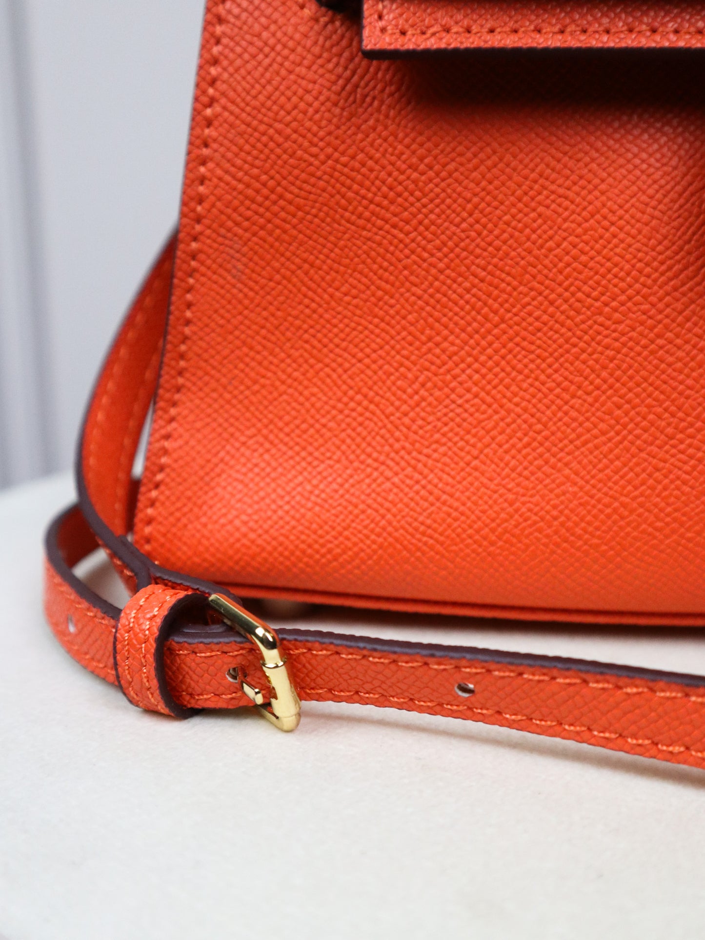 HERMES Borsa Kelly arancione