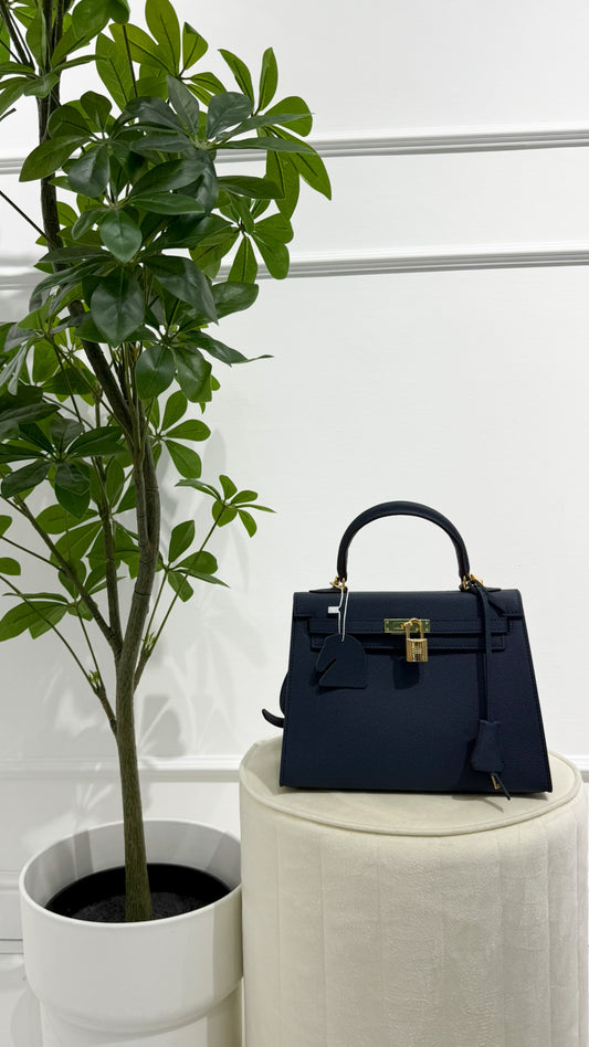 HERMES Borsa Kelly blu