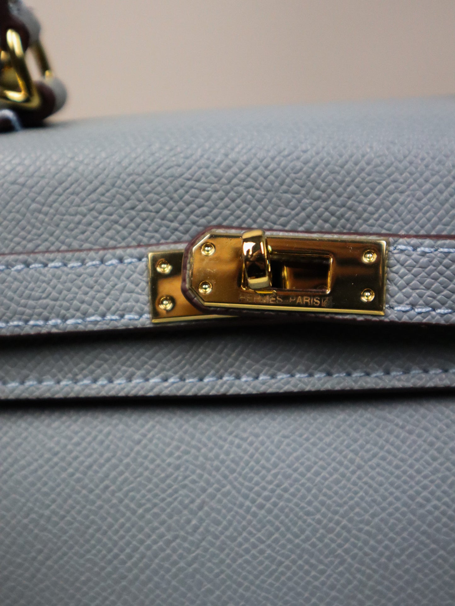 HERMES Borsa Kelly celeste