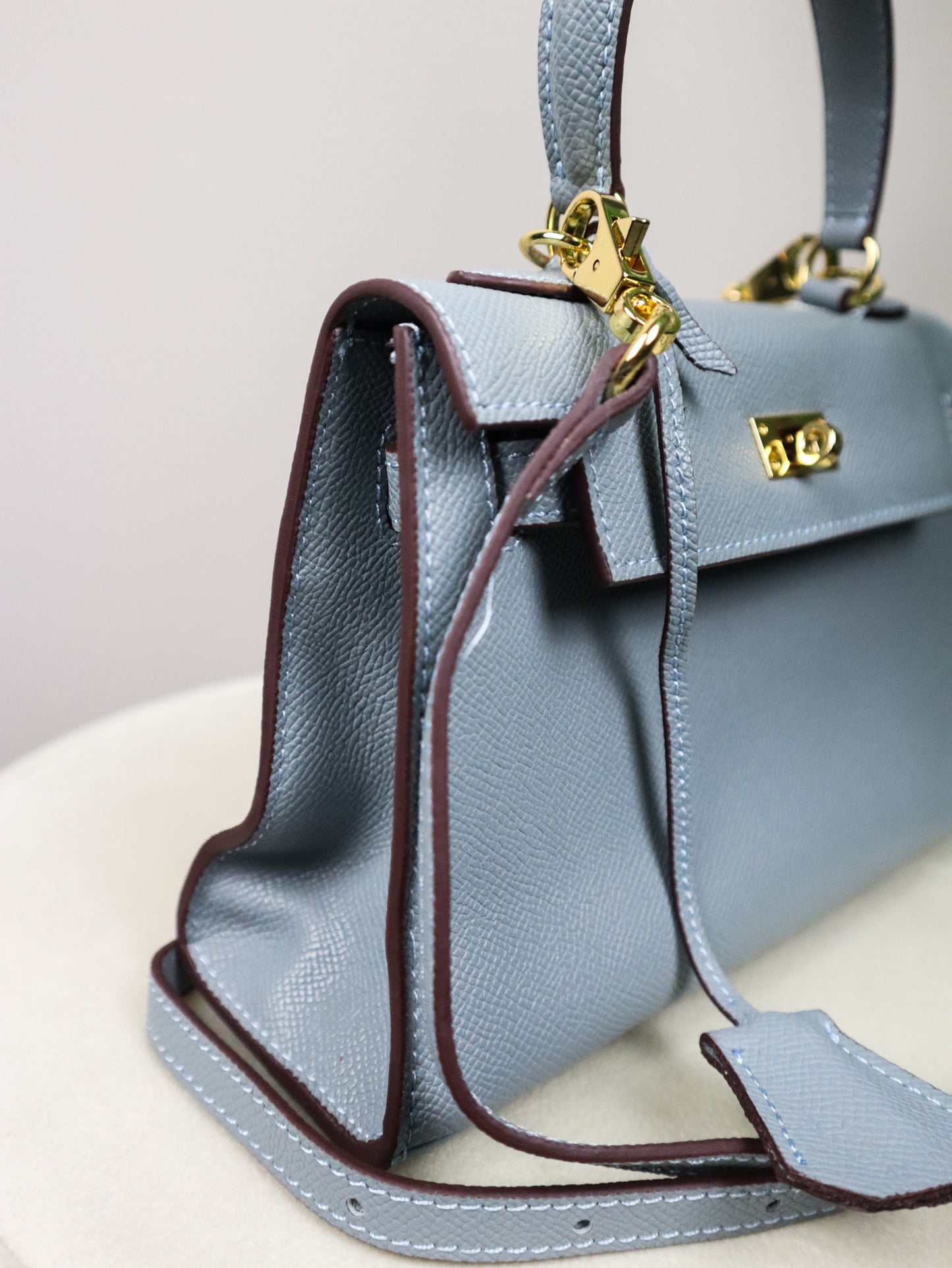 HERMES Borsa Kelly celeste