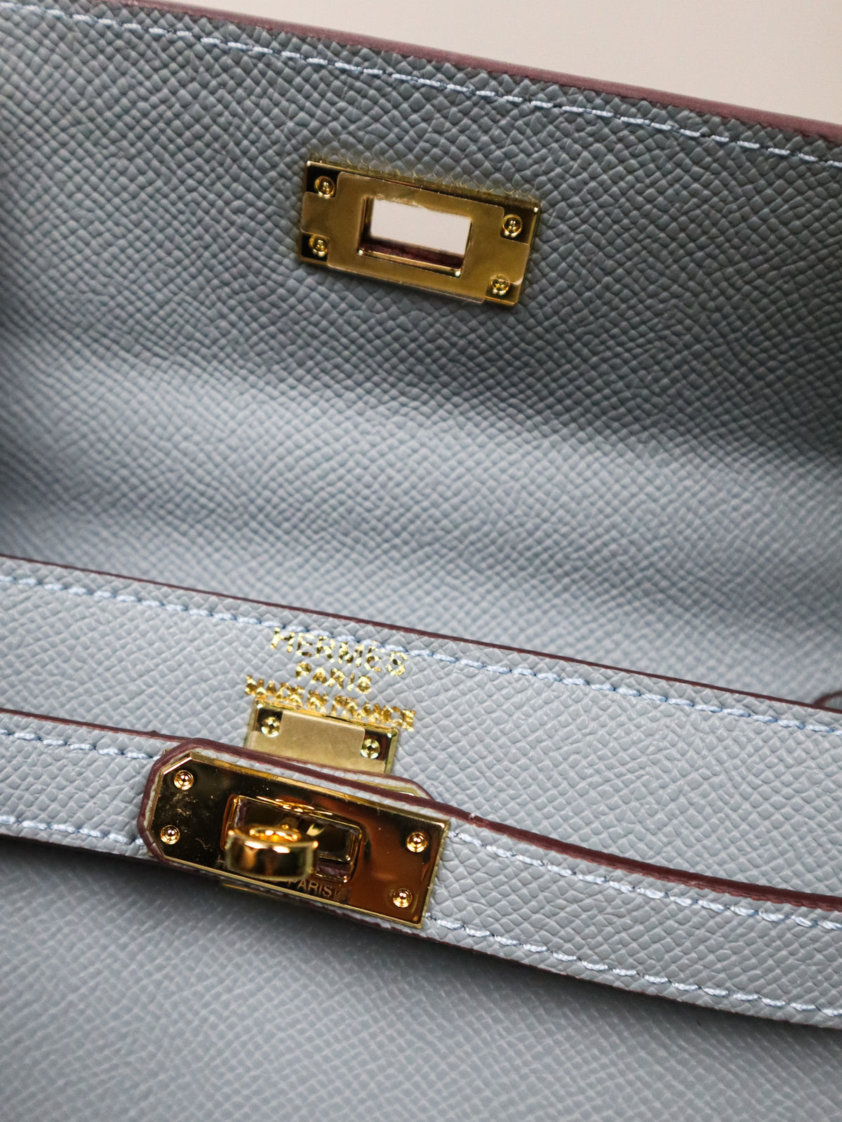 HERMES Borsa Kelly celeste